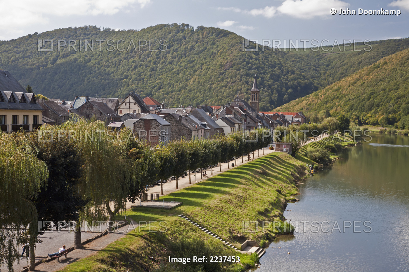 Along bank of the River Meuse; Montherme, Belgium