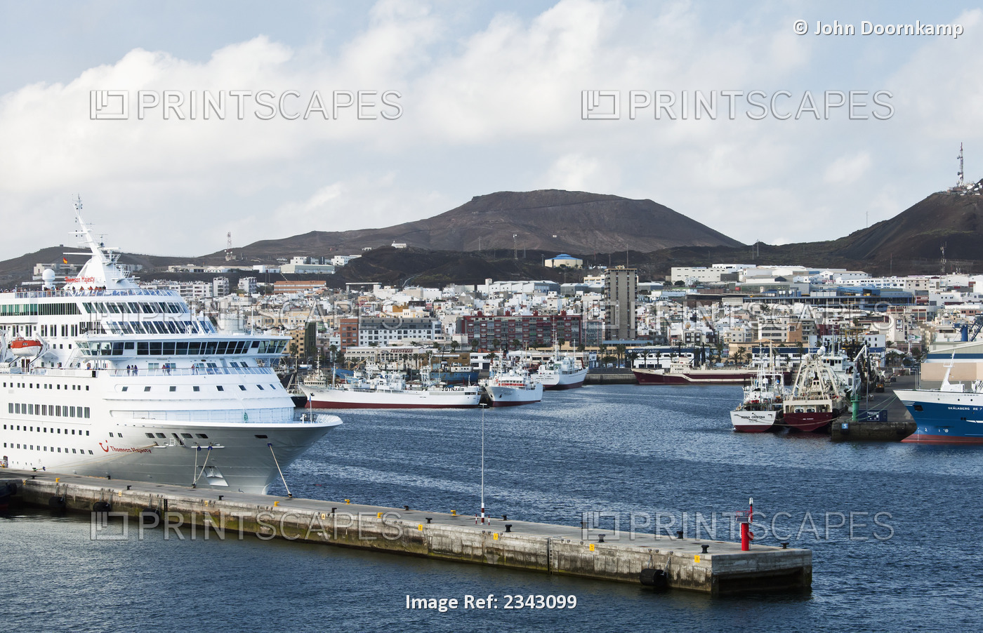 Ships And Boats In The Harbour; Las Palmas, Gran Canaria, Spain