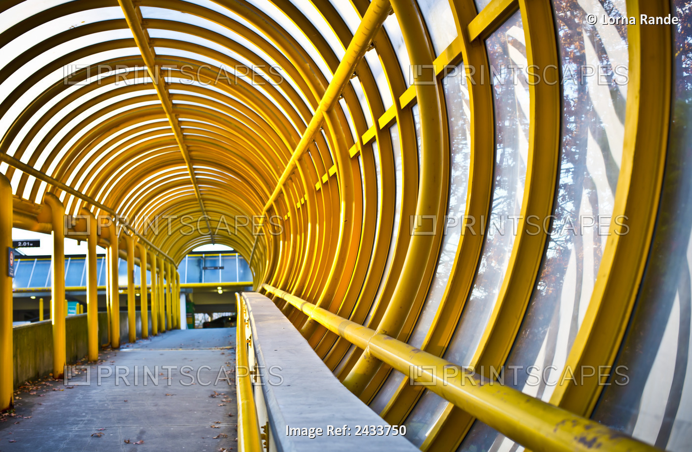 Centennial Pavilion Walkway At Vancouver General Hospital; Vancouver, British ...