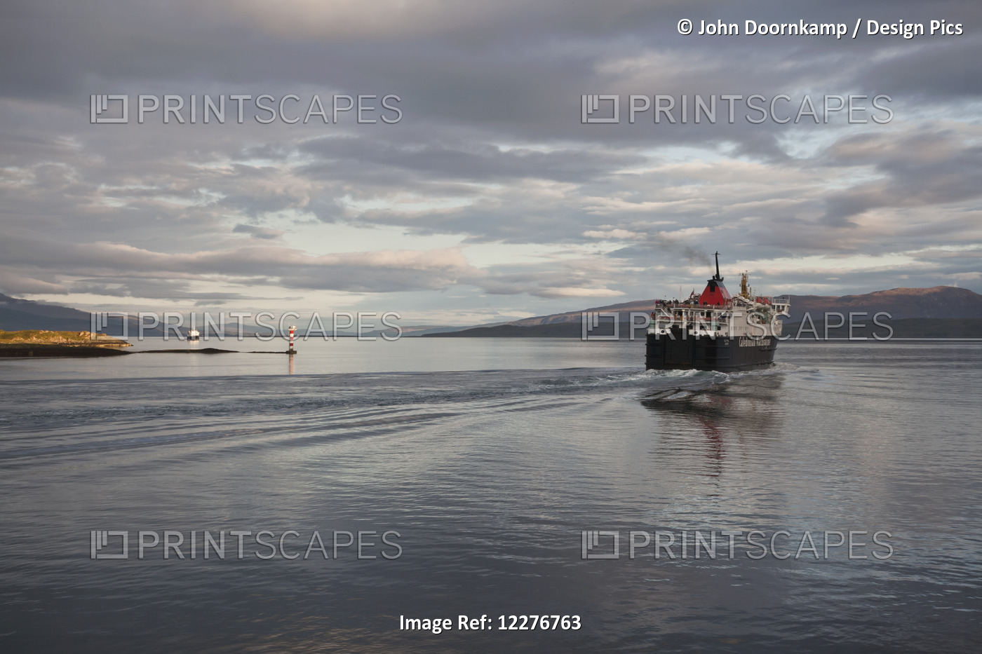 Ferry Oban To Isle Of Mull; Scotland