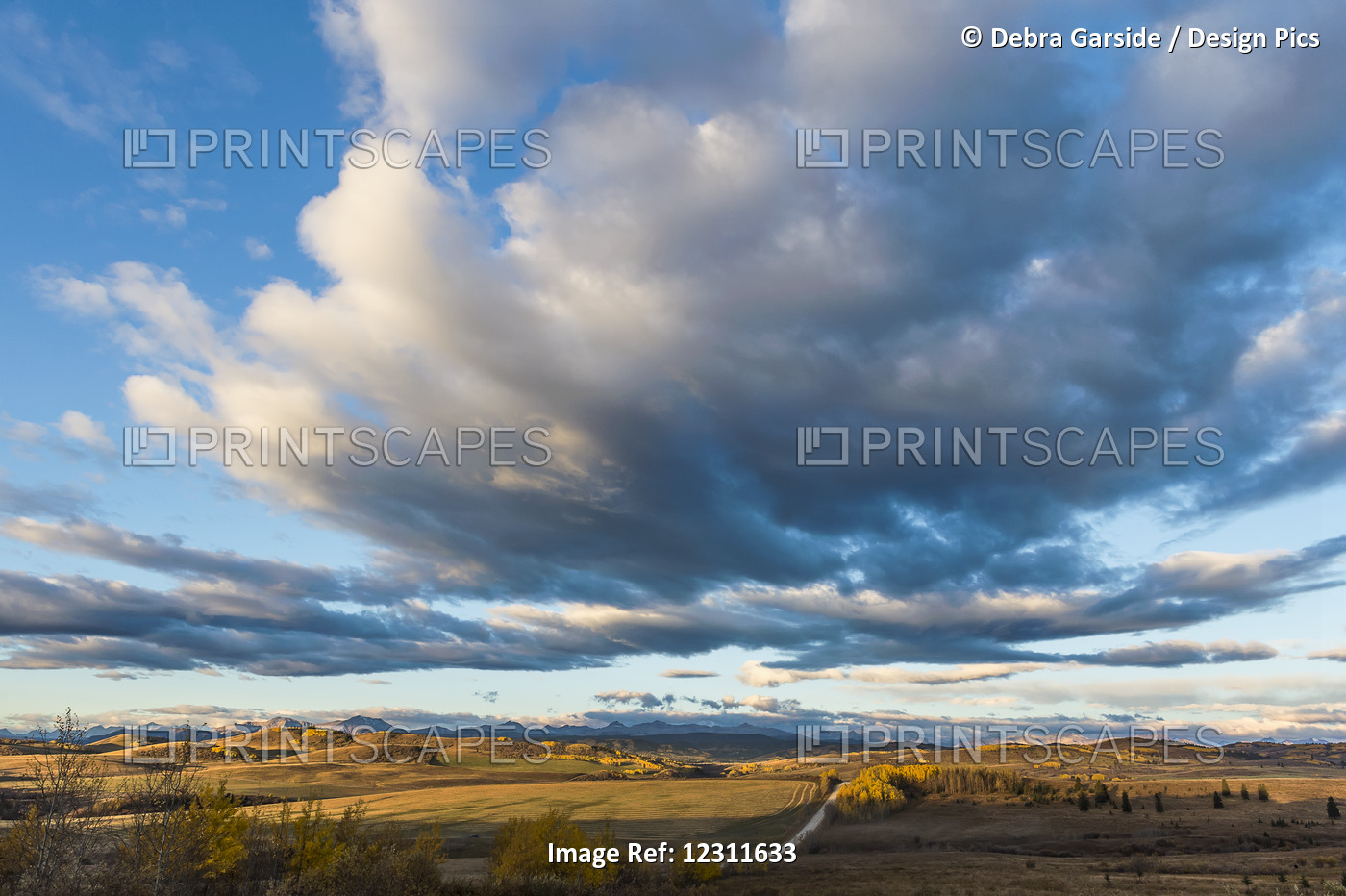 Big Prairie Sky, Near Longview; Alberta, Canada
